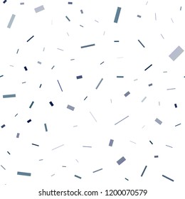 Light BLUE vector seamless cover in polygonal style. Beautiful illustration with rectangles and squares. Best design for your ad, poster, banner.