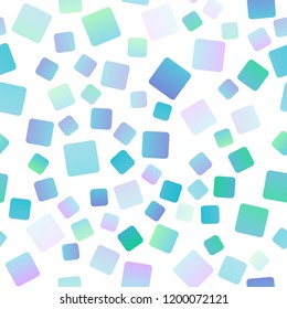 Light BLUE vector seamless cover in polygonal style. Abstract gradient illustration with rectangles. Pattern for busines ad, booklets, leaflets