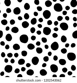 Light BLUE vector seamless cover with circles. Glitter abstract illustration with blurred drops of rain. Trendy design for wallpaper, fabric makers.