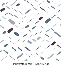 Light BLUE vector seamless cover with long lines. Glitter abstract illustration with colored sticks. Smart design for your business advert.