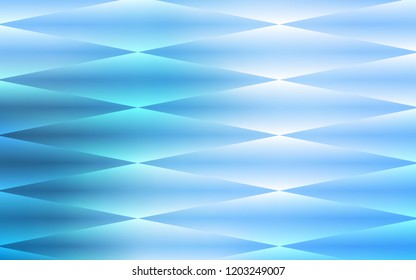 Light BLUE vector seamless cover in polygonal style. Illustration with set of colorful rectangles. Pattern for design of fabric, wallpapers.