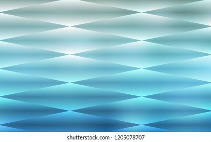 Light BLUE vector seamless cover in polygonal style. Abstract gradient illustration with rectangles. Pattern for design of fabric, wallpapers.