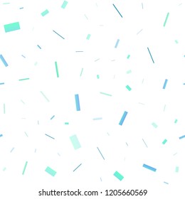 Light BLUE vector seamless cover in polygonal style. Glitter abstract illustration with rectangular shapes. Best design for your ad, poster, banner.