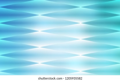 Light BLUE vector seamless cover in polygonal style. Rectangles on abstract background with colorful gradient. Design for textile, fabric, wallpapers.