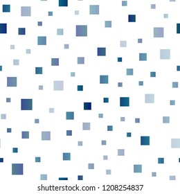 Light BLUE vector seamless cover in polygonal style. Glitter abstract illustration with rectangular shapes. Pattern can be used for websites.