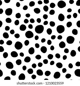 Light BLUE vector seamless cover with circles. Glitter abstract illustration with blurred drops of rain. Pattern for design of window blinds, curtains.