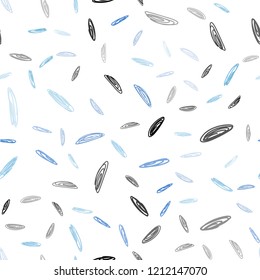 Light BLUE vector seamless cover with spots. Modern abstract illustration with colorful water drops. Pattern can be used for beautiful websites.