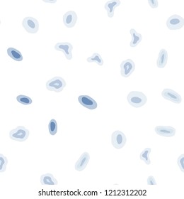 Light BLUE vector seamless cover with spots. Modern abstract illustration with colorful water drops. Pattern for design of fabric, wallpapers.
