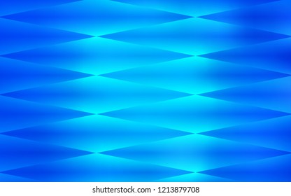 Light BLUE vector seamless cover in polygonal style. Abstract gradient illustration with rectangles. Design for textile, fabric, wallpapers.