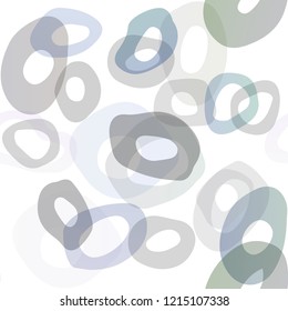Light BLUE vector seamless cover with circles. Modern abstract illustration with colorful water drops. Template for business cards, websites.
