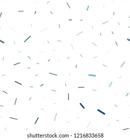 Light BLUE vector seamless cover with long lines. Lines on blurred abstract background with gradient. The template can be used as a background.