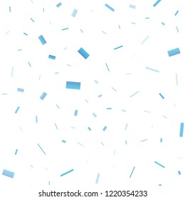 Light BLUE vector seamless cover in polygonal style. Decorative design in abstract style with rectangles. Pattern for commercials.
