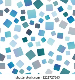 Light BLUE vector seamless cover in polygonal style. Modern abstract illustration with colorful rectangles. Smart design for your business advert.