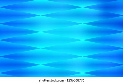 Light BLUE vector seamless cover in polygonal style. Beautiful illustration with rectangles and squares. Trendy design for wallpaper, fabric makers.