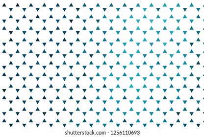 Light BLUE vector seamless cover in polygonal style. Triangles on abstract background with colorful gradient. Pattern for design of fabric, wallpapers.