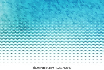 Light BLUE vector seamless cover in polygonal style. Modern abstract illustration with colorful triangles. Trendy design for wallpaper, fabric makers.