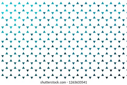 Light BLUE vector seamless cover in polygonal style. Beautiful illustration with triangles in nature style. Pattern for trendy fabric, wallpapers.