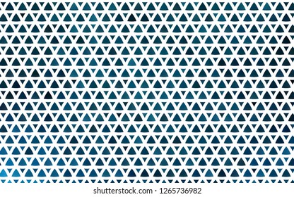 Light BLUE vector seamless cover in polygonal style. Triangles on abstract background with colorful gradient. Template for business cards, websites.