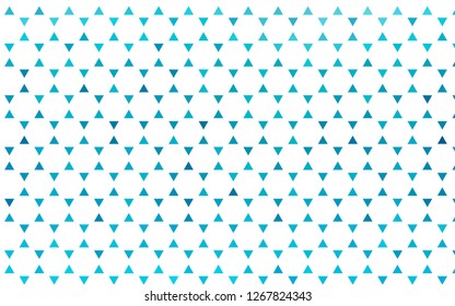 Light BLUE vector seamless cover in polygonal style. Modern abstract illustration with colorful triangles. Trendy design for wallpaper, fabric makers.