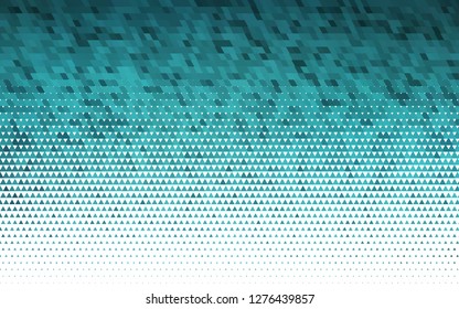 Light BLUE vector seamless cover in polygonal style. Glitter abstract illustration with triangular shapes. Trendy design for wallpaper, fabric makers.