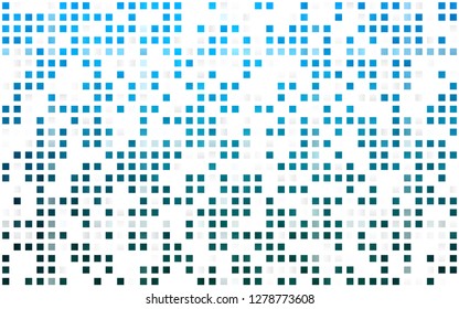 Light BLUE vector seamless cover in polygonal style. Abstract gradient illustration with rectangles. Pattern for design of window blinds, curtains.