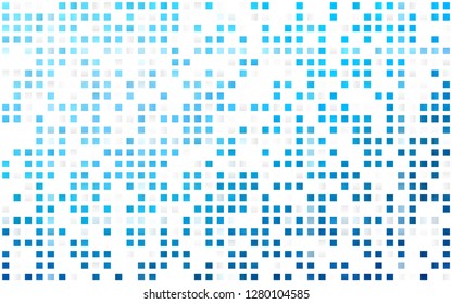 Light BLUE vector seamless cover in polygonal style. Rectangles on abstract background with colorful gradient. Pattern for trendy fabric, wallpapers.
