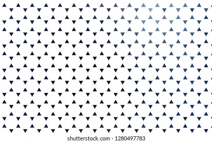Light BLUE vector seamless cover in polygonal style. Abstract gradient illustration with triangles. Design for textile, fabric, wallpapers.