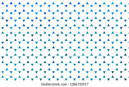 Light BLUE vector seamless cover in polygonal style. Abstract gradient illustration with triangles. Trendy design for wallpaper, fabric makers.