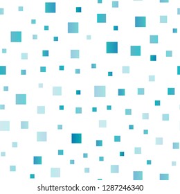 Light BLUE vector seamless cover in polygonal style. Abstract gradient illustration with rectangles. Pattern for busines ad, booklets, leaflets