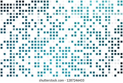 Light BLUE vector seamless cover in polygonal style. Illustration with set of colorful rectangles. Pattern for design of fabric, wallpapers.