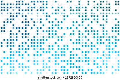 Light BLUE vector seamless cover in polygonal style. Modern abstract illustration with colorful rectangles. Pattern for trendy fabric, wallpapers.