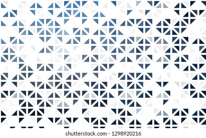 Light BLUE vector seamless cover in polygonal style. Abstract gradient illustration with triangles. Design for textile, fabric, wallpapers.