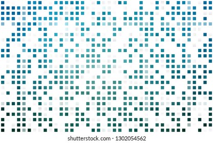 Light BLUE vector seamless cover in polygonal style. Illustration with set of colorful rectangles. Design for textile, fabric, wallpapers.