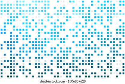Light BLUE vector seamless cover in polygonal style. Abstract gradient illustration with rectangles. Template for business cards, websites.