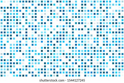 Light BLUE vector seamless cover in polygonal style. Modern abstract illustration with colorful rectangles. Pattern for design of window blinds, curtains.