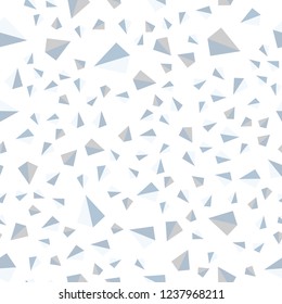 Light BLUE vector seamless, isometric layout with lines, triangles. Modern abstract illustration with colorful triangles. Pattern for design of fabric, wallpapers.