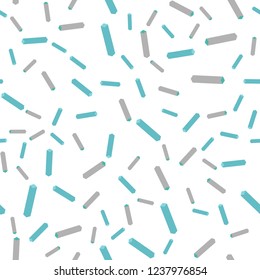 Light BLUE vector seamless, isometric texture with colored lines. Glitter abstract illustration with colorful sticks. Design for wallpaper, fabric makers.