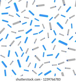 Light BLUE vector seamless, isometric texture with colored lines. Lines on blurred abstract background with gradient. Design for textile, fabric, wallpapers.