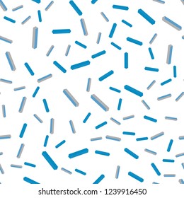 Light BLUE vector seamless, isometric template with repeated sticks. Lines on blurred abstract background with gradient. Design for wallpaper, fabric makers.