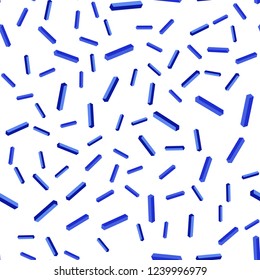 Light BLUE vector seamless, isometric pattern with sharp lines. Colorful shining illustration with lines on abstract template. Texture for window blinds, curtains.
