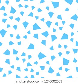Light BLUE vector seamless, isometric texture with triangular style. Decorative design in abstract style with triangles. Texture for window blinds, curtains.