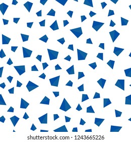 Light BLUE vector seamless, isometric pattern with polygonal style. Triangles on abstract background with colorful gradient. Design for wallpaper, fabric makers.