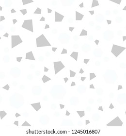Light BLUE vector seamless, isometric pattern with polygonal style with cubes. Illustration with colorful triangles, rectangles. Design for wallpaper, fabric makers.