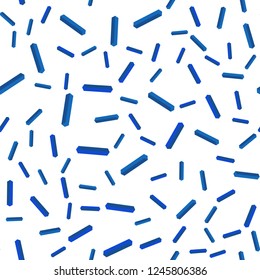 Light BLUE vector seamless, isometric layout with flat lines. Blurred decorative design in simple style with lines. Pattern for trendy fabric, wallpapers.