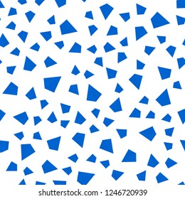 Light BLUE vector seamless, isometric cover with polygonal style. Beautiful illustration with triangles in nature style. Design for wallpaper, fabric makers.