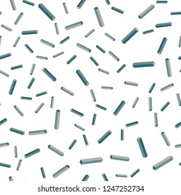 Light BLUE vector seamless, isometric layout with flat lines. Shining colored illustration with sharp stripes. Pattern for design of fabric, wallpapers.