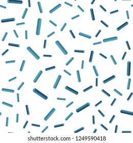 Light BLUE vector seamless, isometric pattern with sharp lines. Blurred decorative design in simple style with lines. Pattern for trendy fabric, wallpapers.