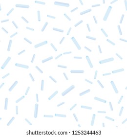 Light BLUE vector seamless, isometric texture with colored lines. Shining colored illustration with sharp stripes. Template for business cards, websites.