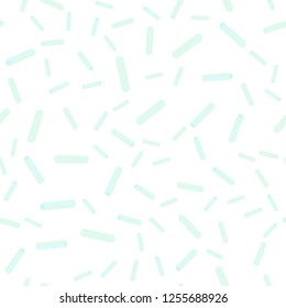 Light BLUE vector seamless, isometric cover with stright stripes. Colorful shining illustration with lines on abstract template. Pattern for trendy fabric, wallpapers.
