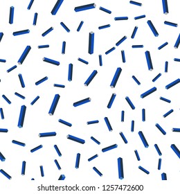 Light BLUE vector seamless, isometric background with straight lines. Shining colored illustration with sharp stripes. Design for textile, fabric, wallpapers.